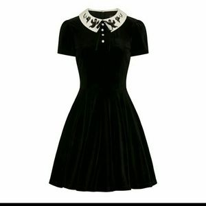 Hell Bunny Dresses - Gothic ghost velvet dress Hot Topic Killstar Hell Bunny Dresses - Gothic ghost velvet dress Hot Topic Killstar